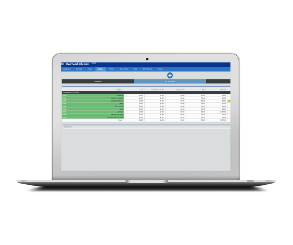 screenshot of Job Dox